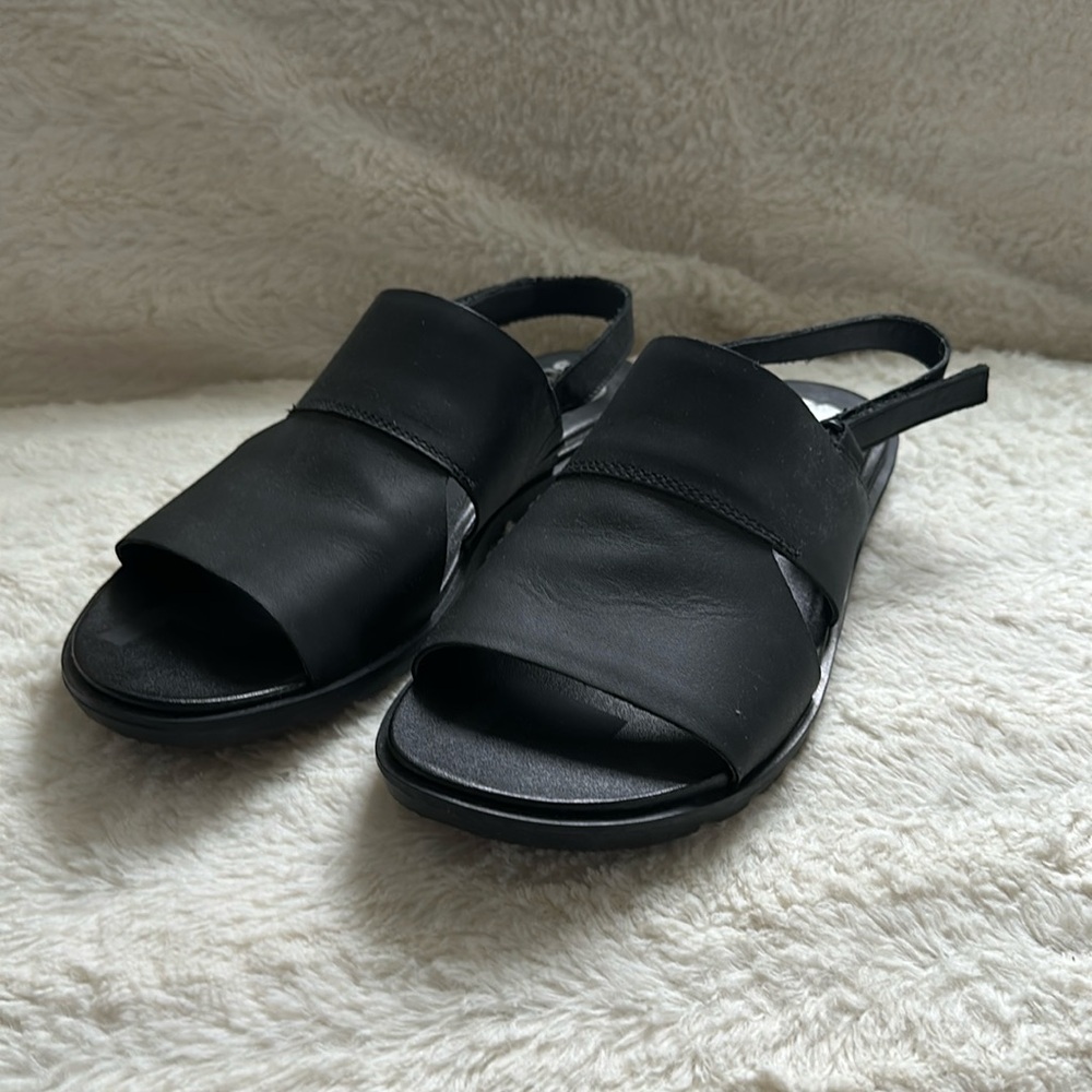 SOREL Ella Flat Sandal with Heel strap